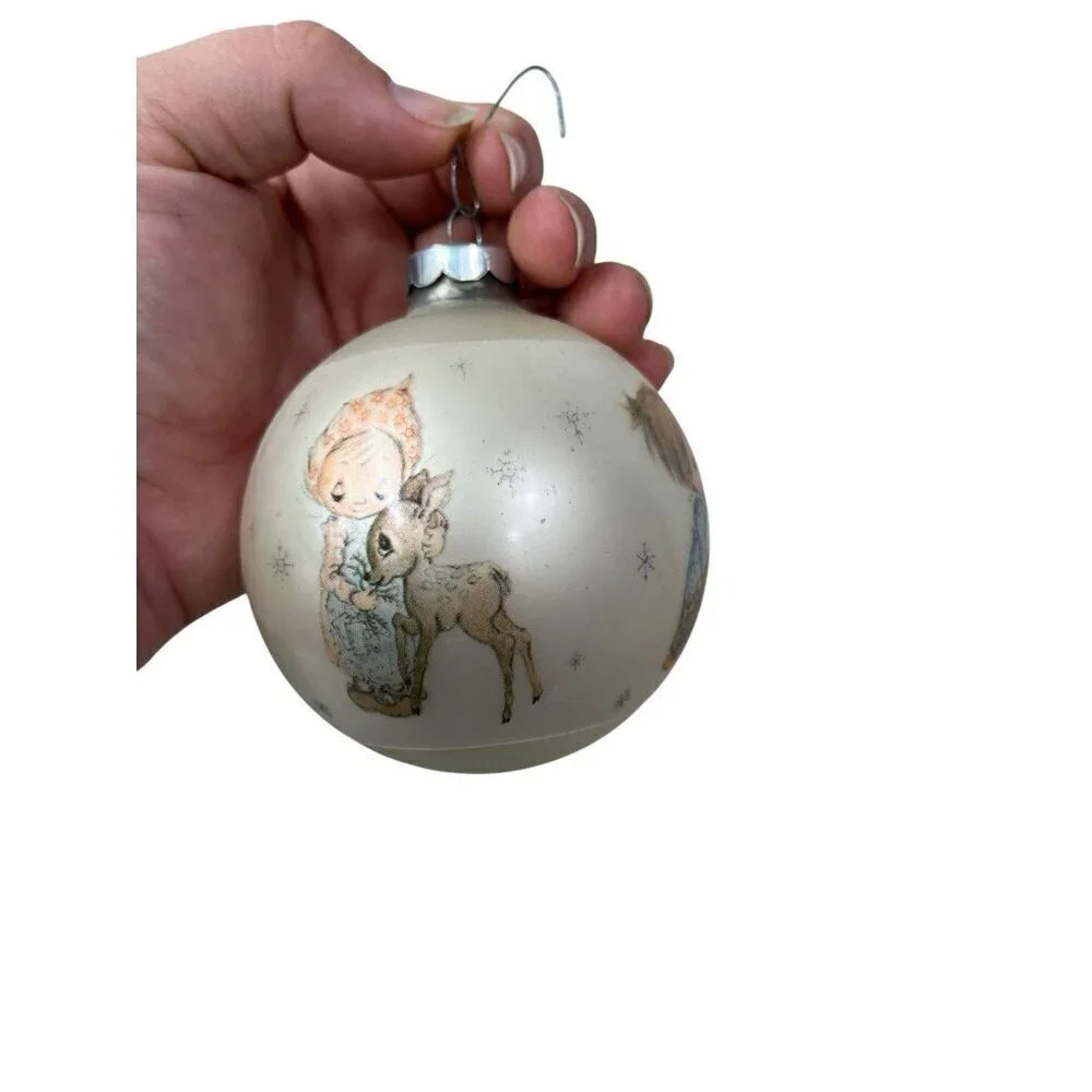 7 Vintage Christmas Betsey Clark Ornaments Hallmark Keepsake & Satin Ornaments
